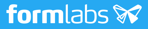 Formlabs-logo-white-on-blue